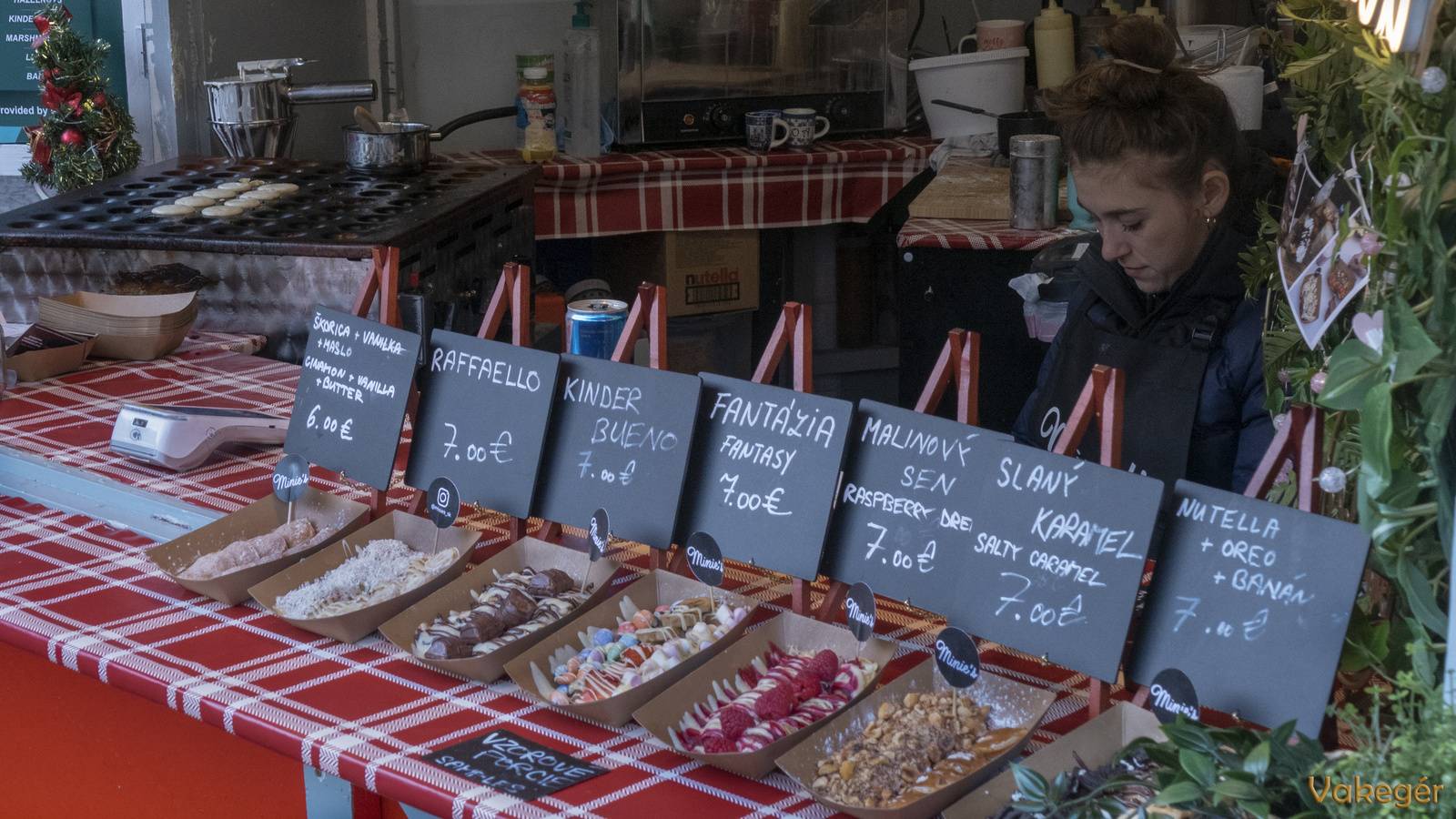 Poszonyi vásár - Kinder Bueno minipalacsinták