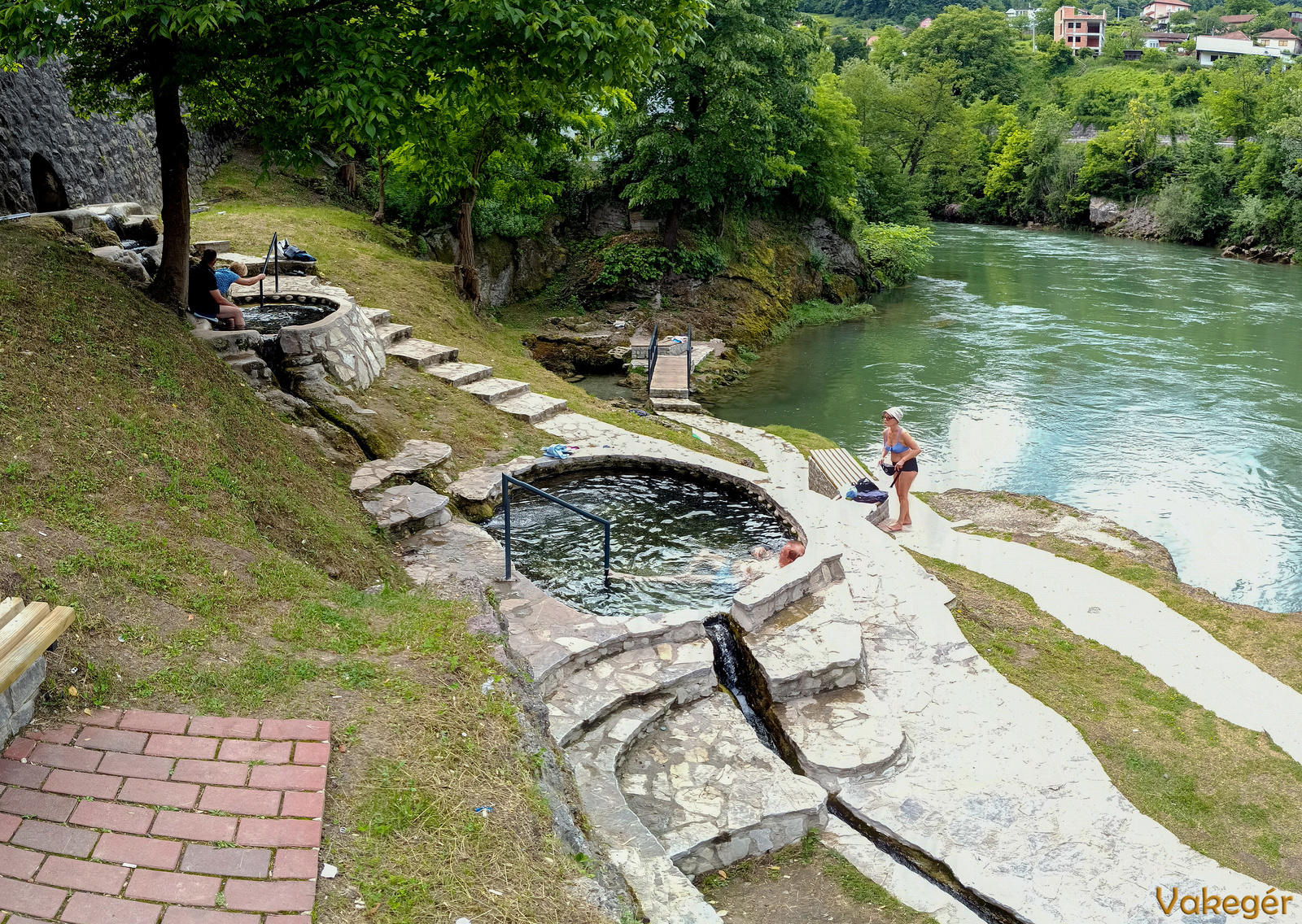 Bosznia - Banja Luka - Orbász folyó