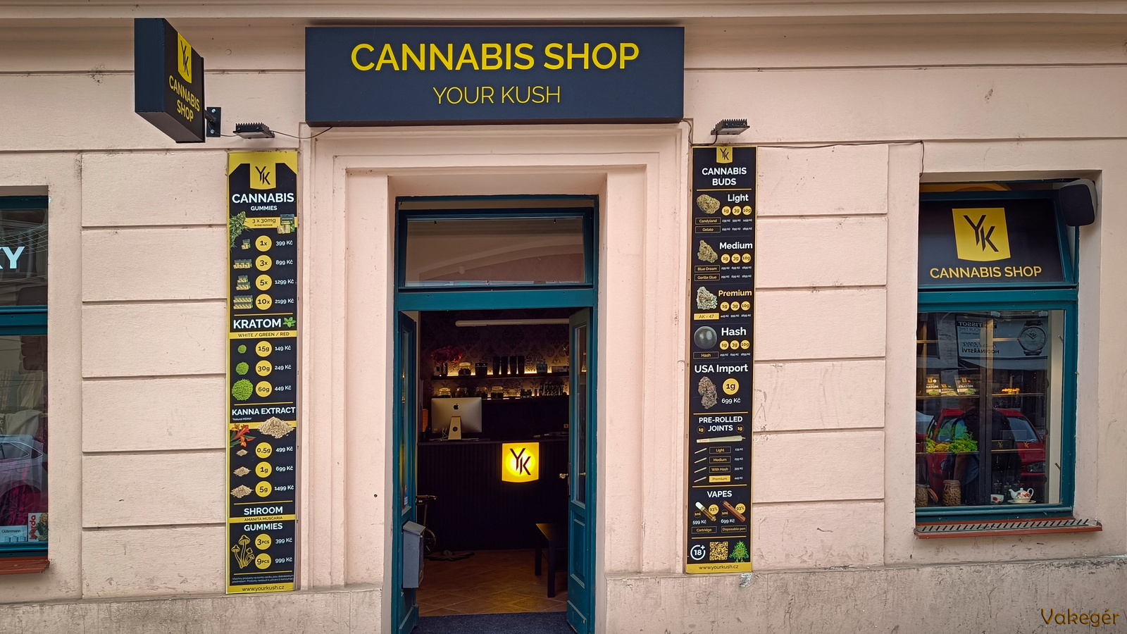 Prága - Cannabis shop - üzlet portál