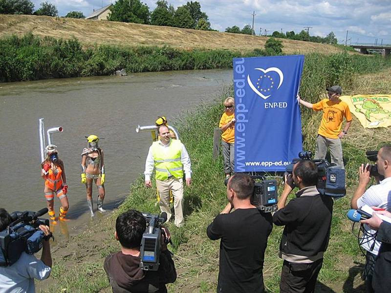 2008-06-15 Kampány Európa folyóiért, köztük a Rábáért