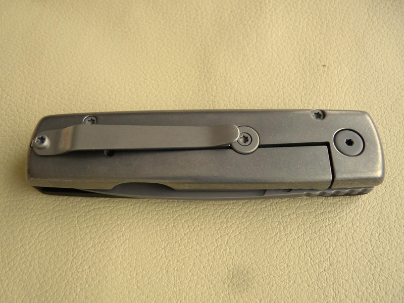 Titanium frame lock folder