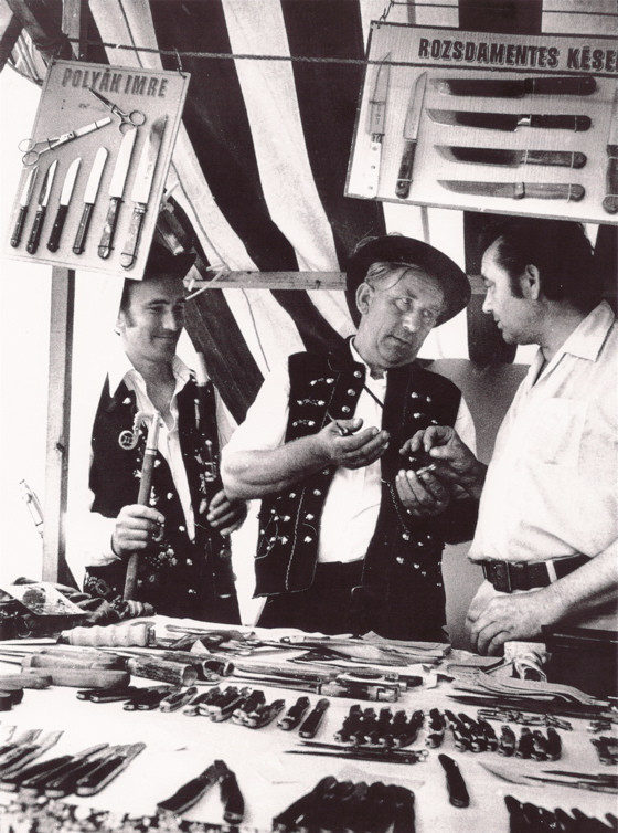 Polyák Imre a hídi vásárban, 1980 560