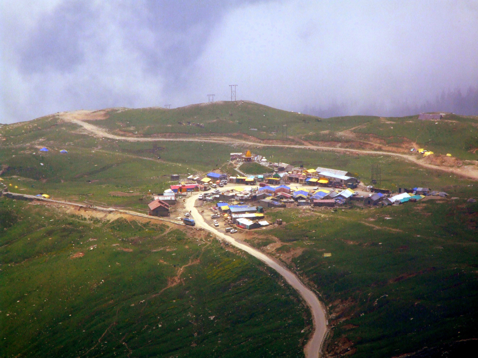 Rohtang-hágó déli oldal