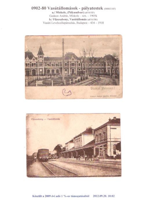 00003185-0902-080 Miskolc-Füzesabony