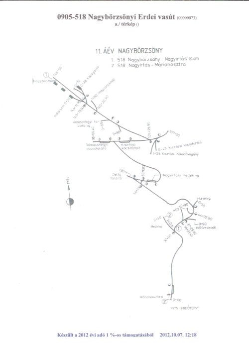 00000073-0905-518 Nagybörzsönyi Erdei Vasút tr-bev