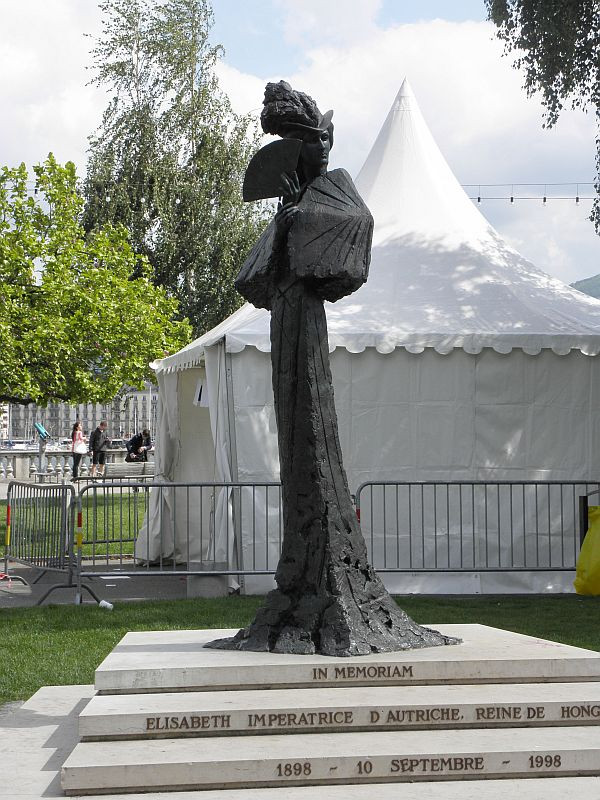 Genf Sissi szobor