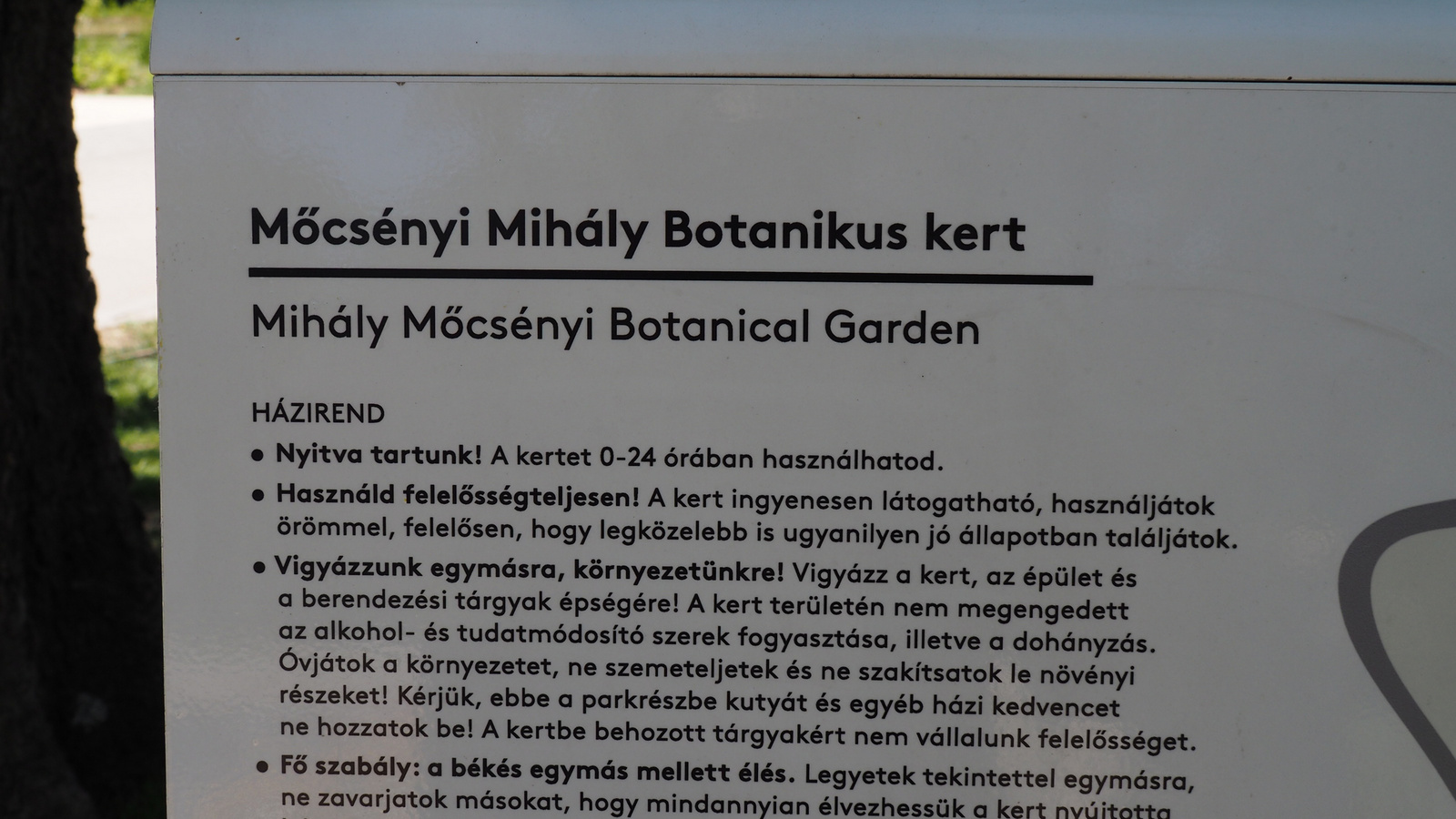 Budapest, Városliget, Mőcsényi Mihály botanikus kert, SzG3