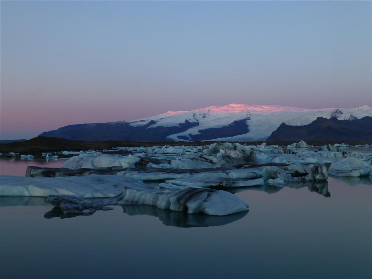 Jökulsárlóni csodás napfelkelte