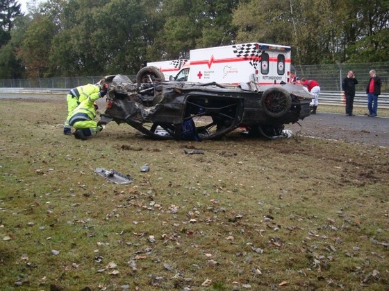 BMW M3 en MINI crash Nurburgring 1