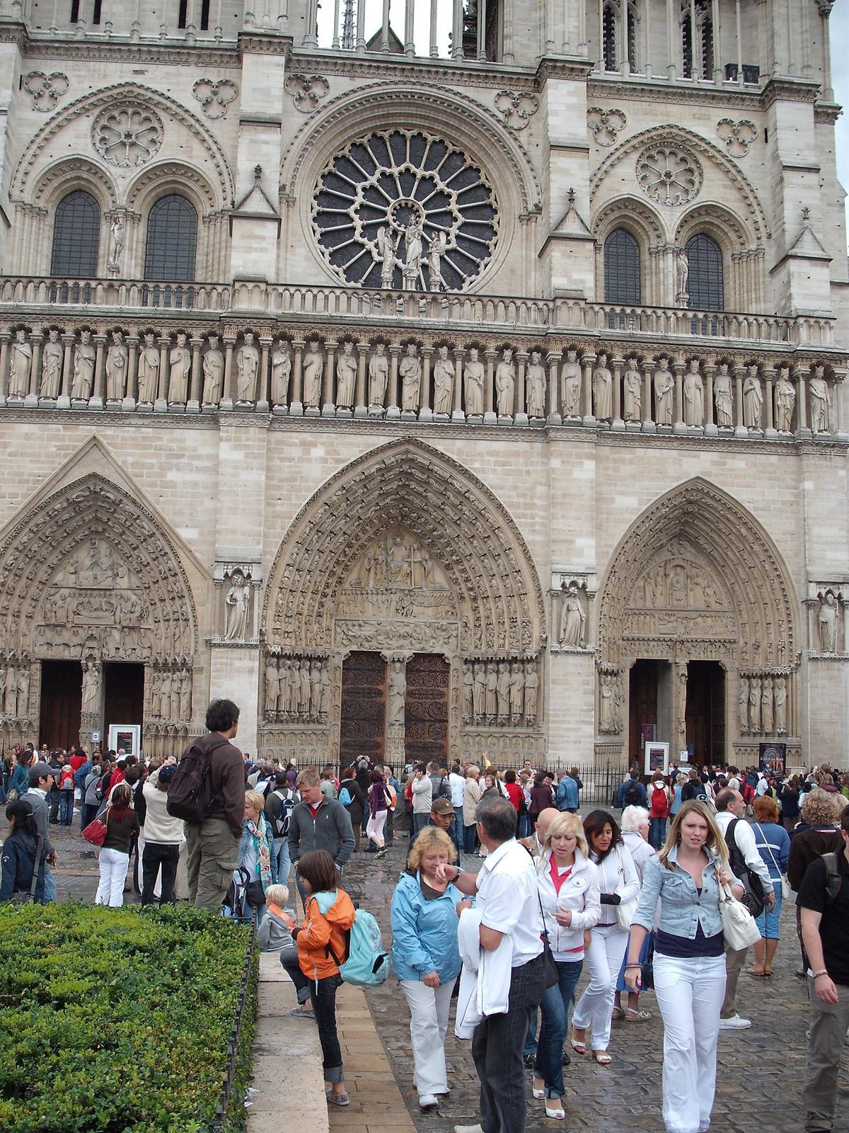 Notre-Dame bejárata
