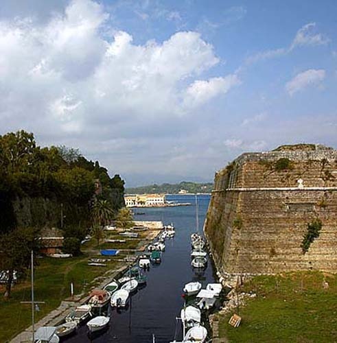 Corfu town