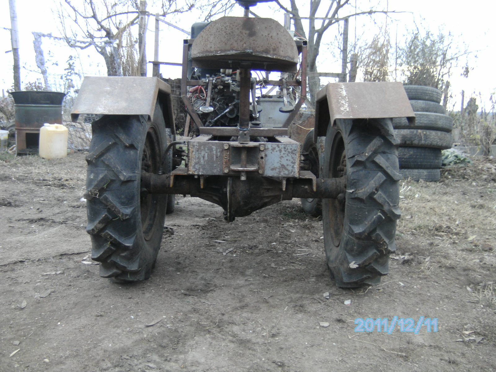 Traktor, sárvédő