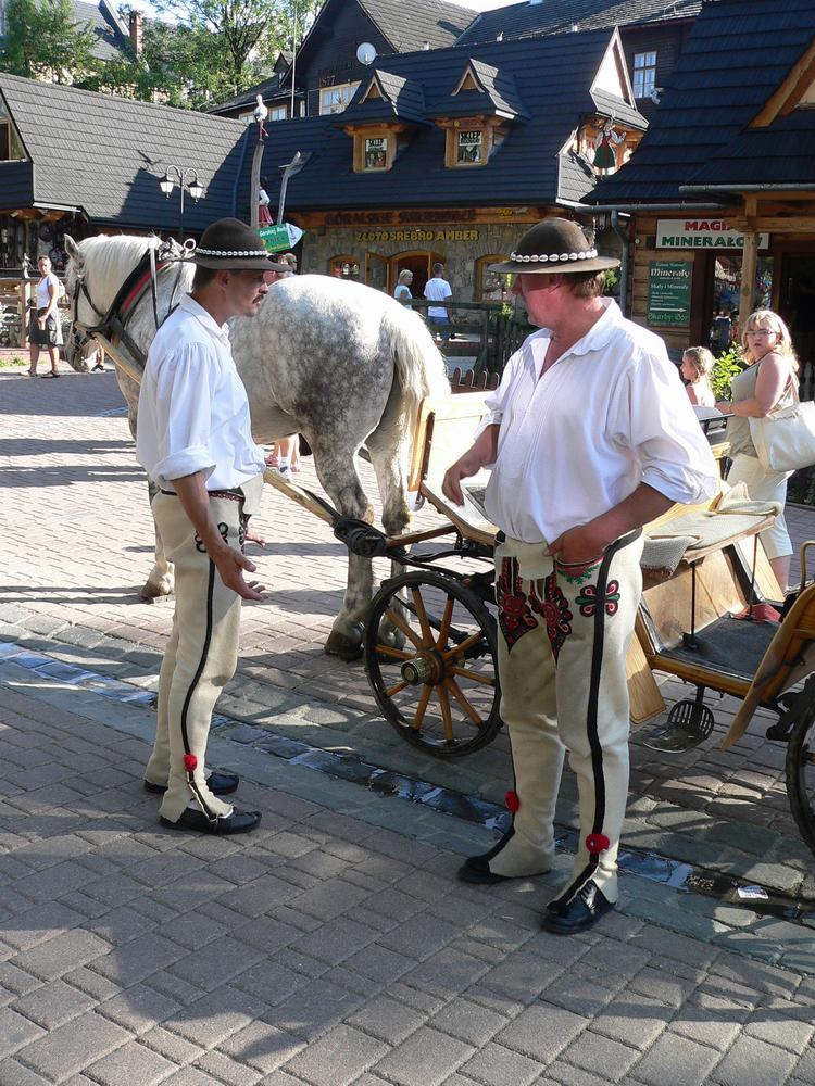 Gorál népviseletben-Zakopane