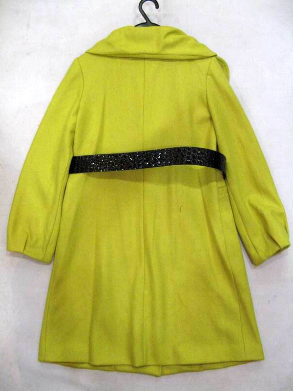 90923B-49 DG YELLOW WOOL JACKET SIZE 2 4 6(BACK) PRICE USD 54