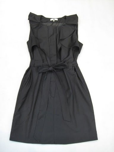 90715B-18A PRADA BLACK COTTON DRESS SIZE 2 4 6 PRICE USD 45[2]