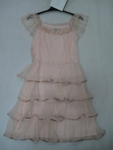 90714B-19 CHANEL LIGHT PINK SILK DRESS SIZE 2 4 6 PRICE USD 45[1