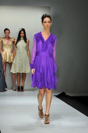 90804A-50A CHANEL PURPLE SILK DRESS SIZE 2 4 6 8. PRICE USD 48[1