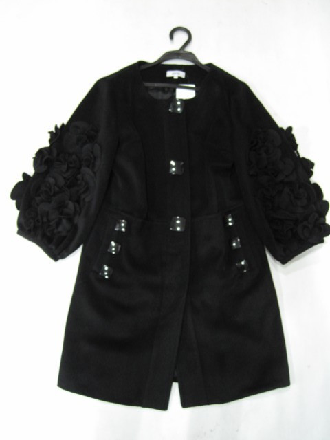 90922B-45 MOSCHINO BLACK WOOL JACKET SIZE 2 4 6 PRICE USD57