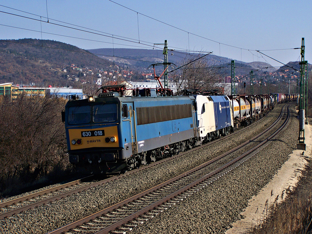 630 018 + ES 64 U2 - 060 Törökbálint (2012.03.03).