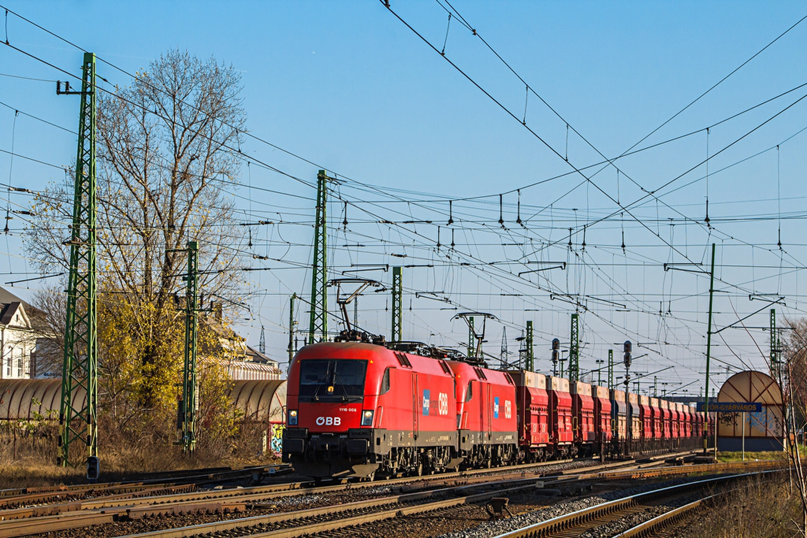 1116 008+005 Győr-Gyárváros (2019.11.24).