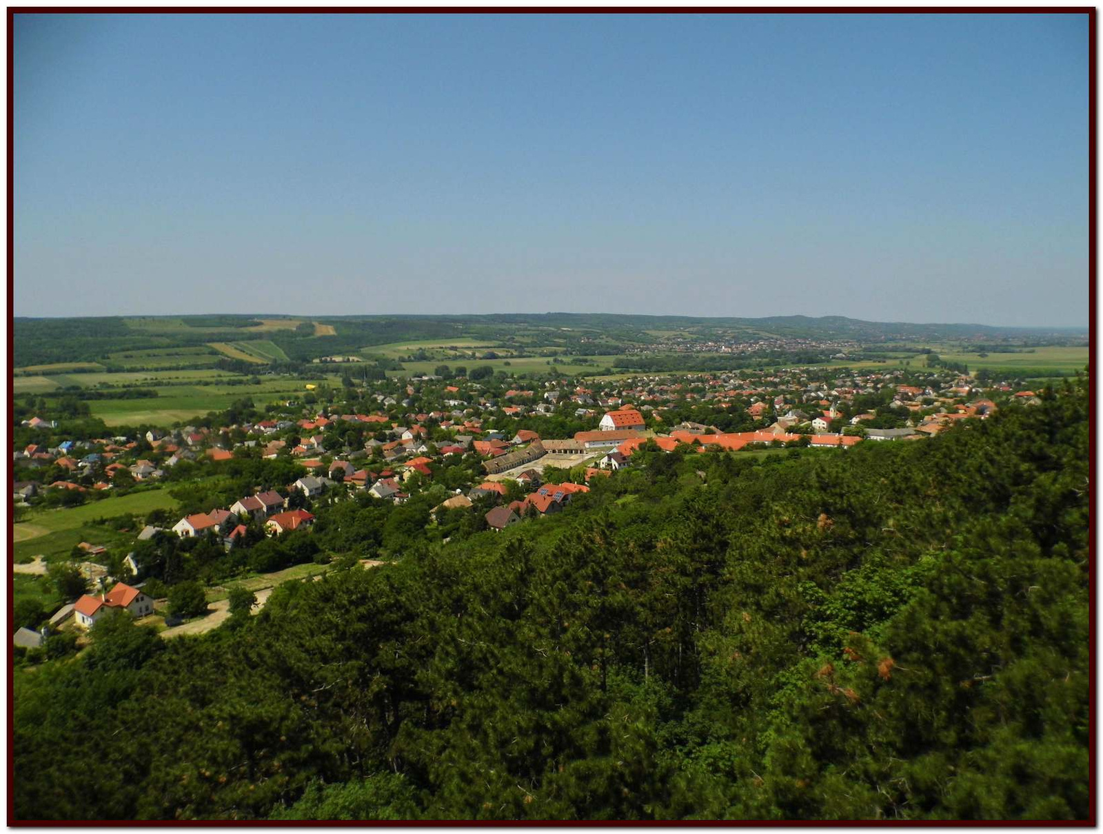 Pannonhalma - kilátás a lombkorona ösvényről