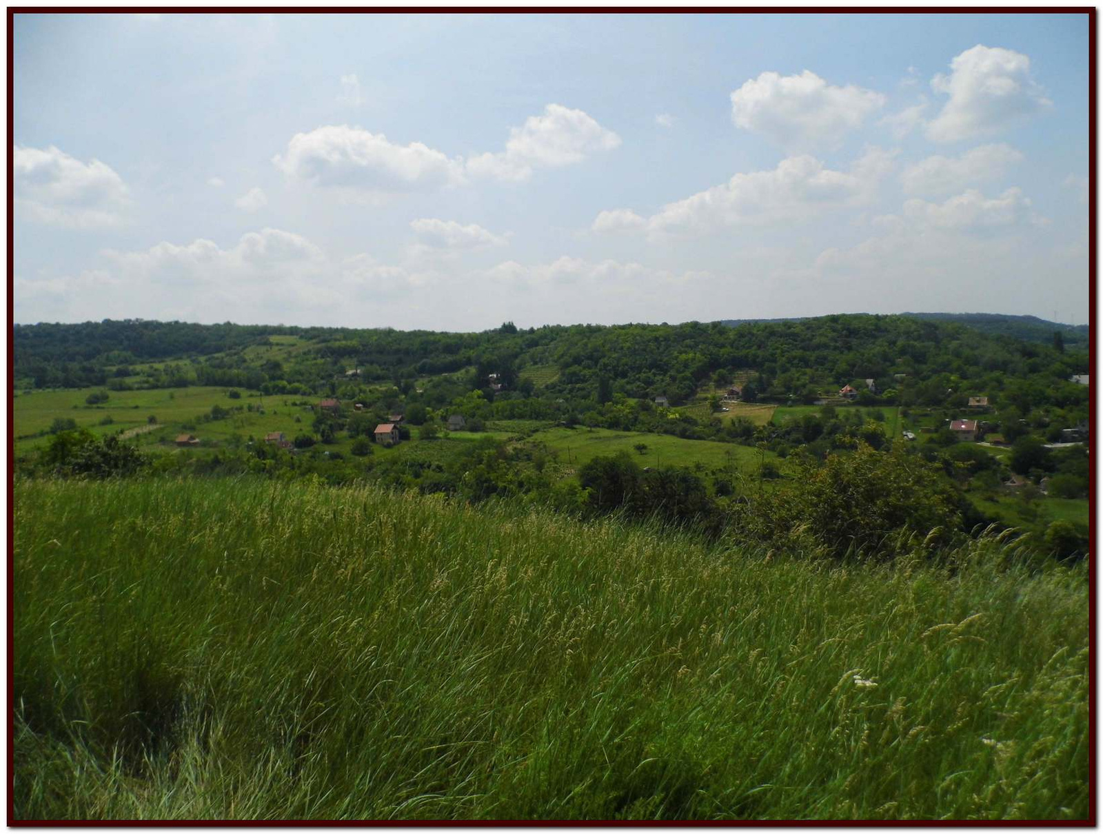 Neszmély - panoráma a várromtól