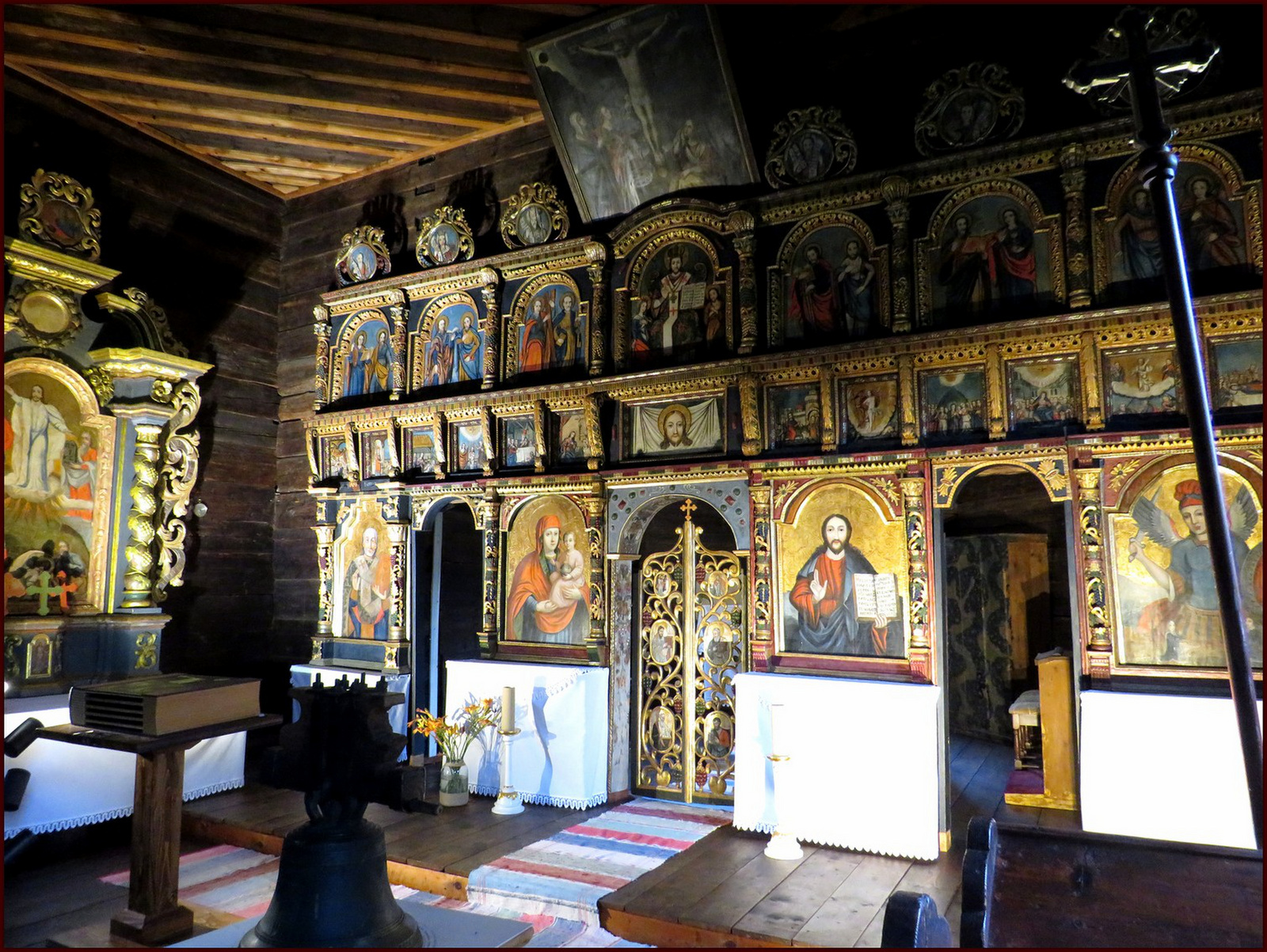 A Lublói skanzen templomában