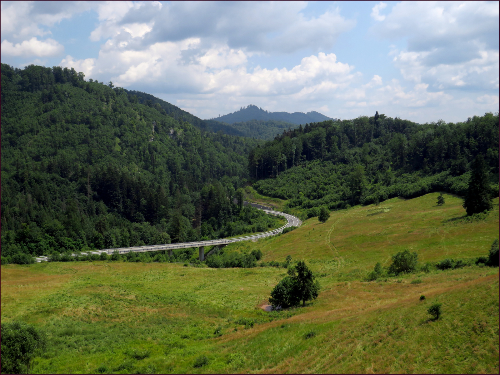 Betyárok tanösvény - panoráma a kilátóból