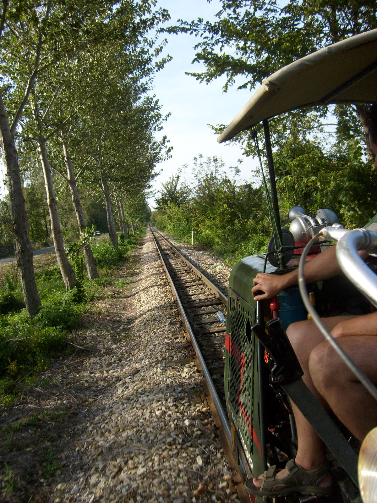 Riding the Bözsivonat :)