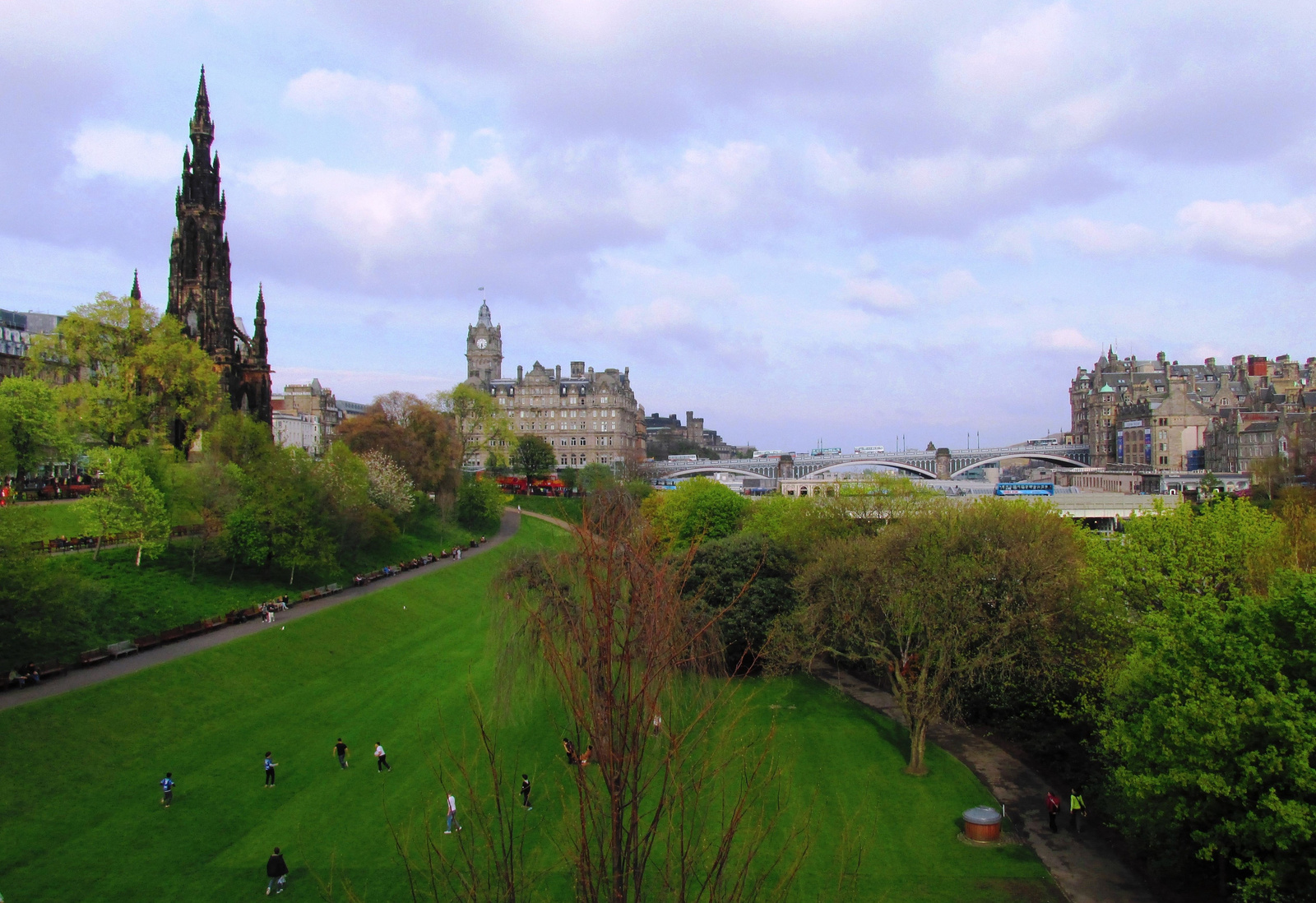 Edinburgh látképe