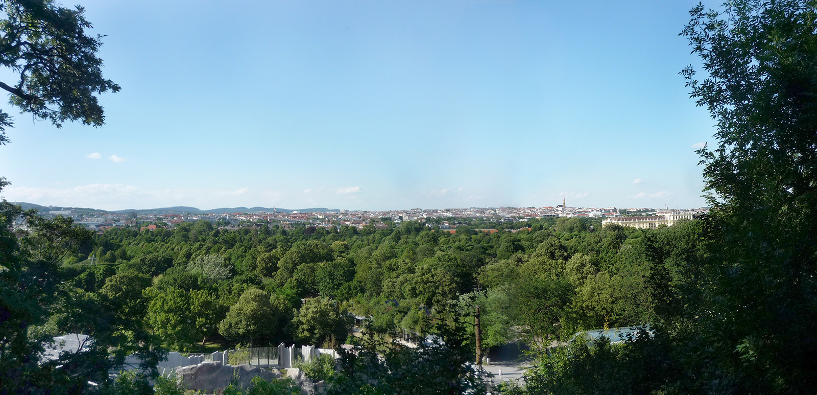 Schönbrunni állatkert panorama