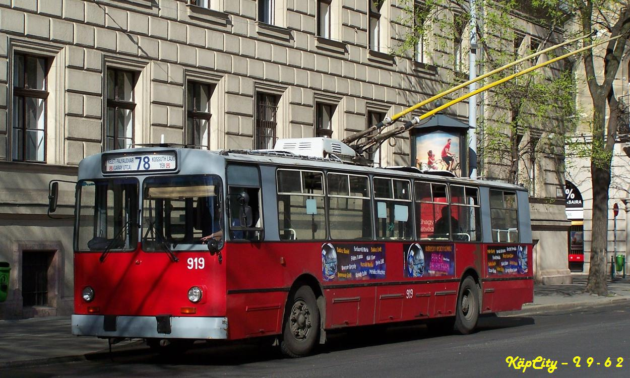 919 (S) - 78 (Kossuth Lajos tér)