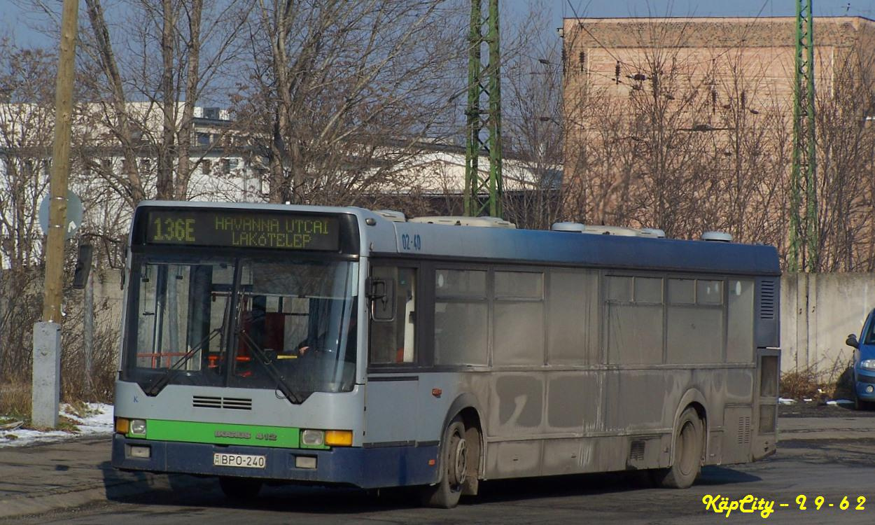 BPO-240 -136E (Kőbánya-Kispest)