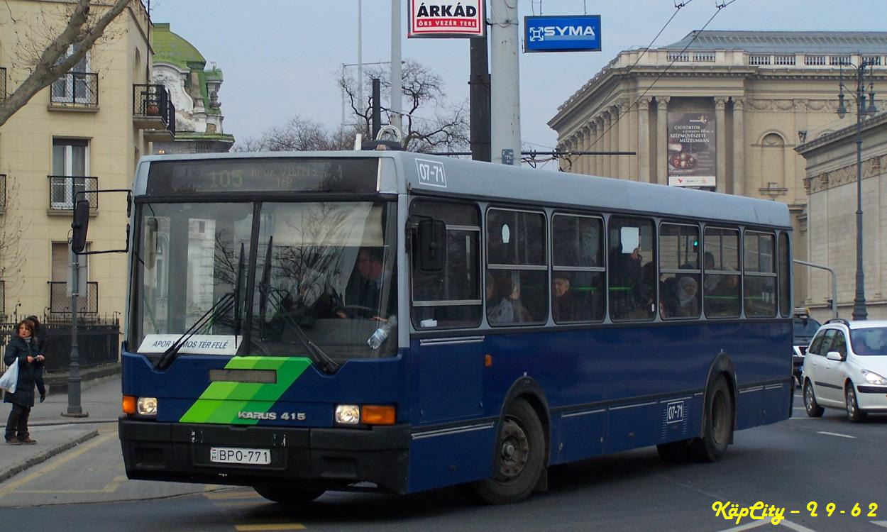 BPO-771 - 105 (Hősök tere)