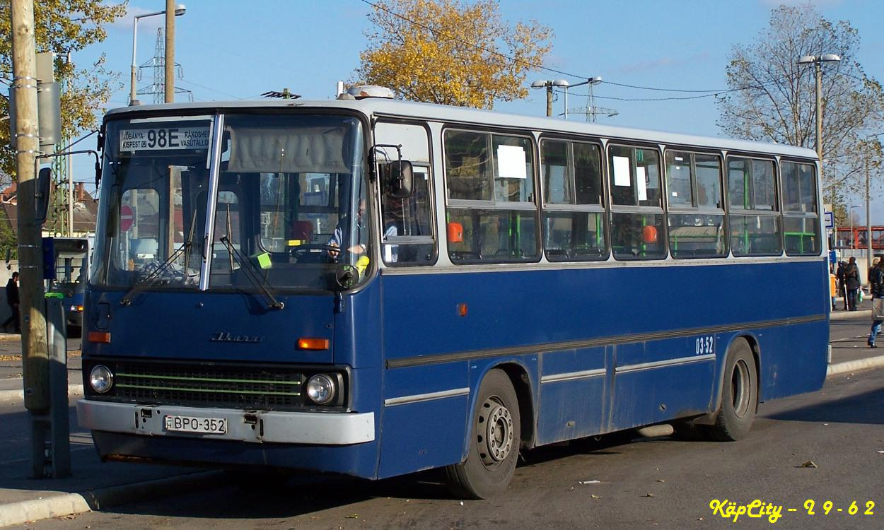 BPO-352 - 98E (Kőbánya-Kispest)