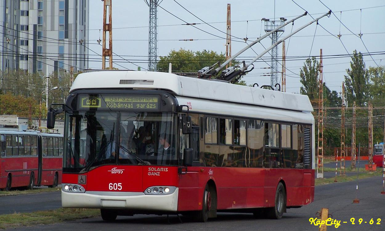 605 - T (Kőbányai garázs)