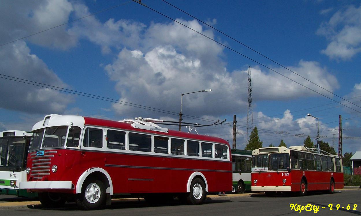 Ikarus 60T + 9-153 - SZKT Troli- és Autóbusz Garázs