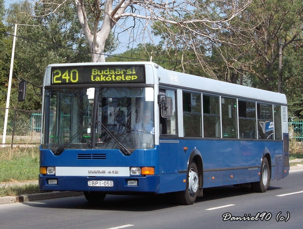 BPI-050, Ikarus 412 (Budaörs, Felsőhatár utca)