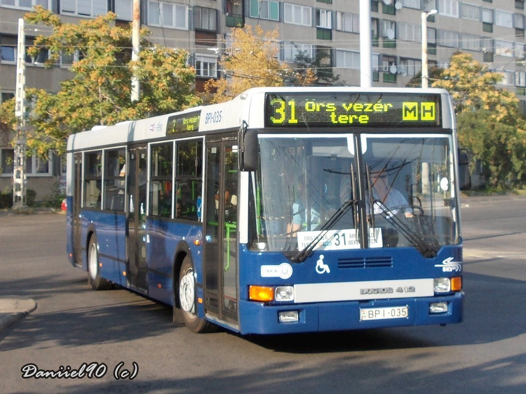 BPI-035, Ikarus 412 (Budapest, Örs vezér tere)