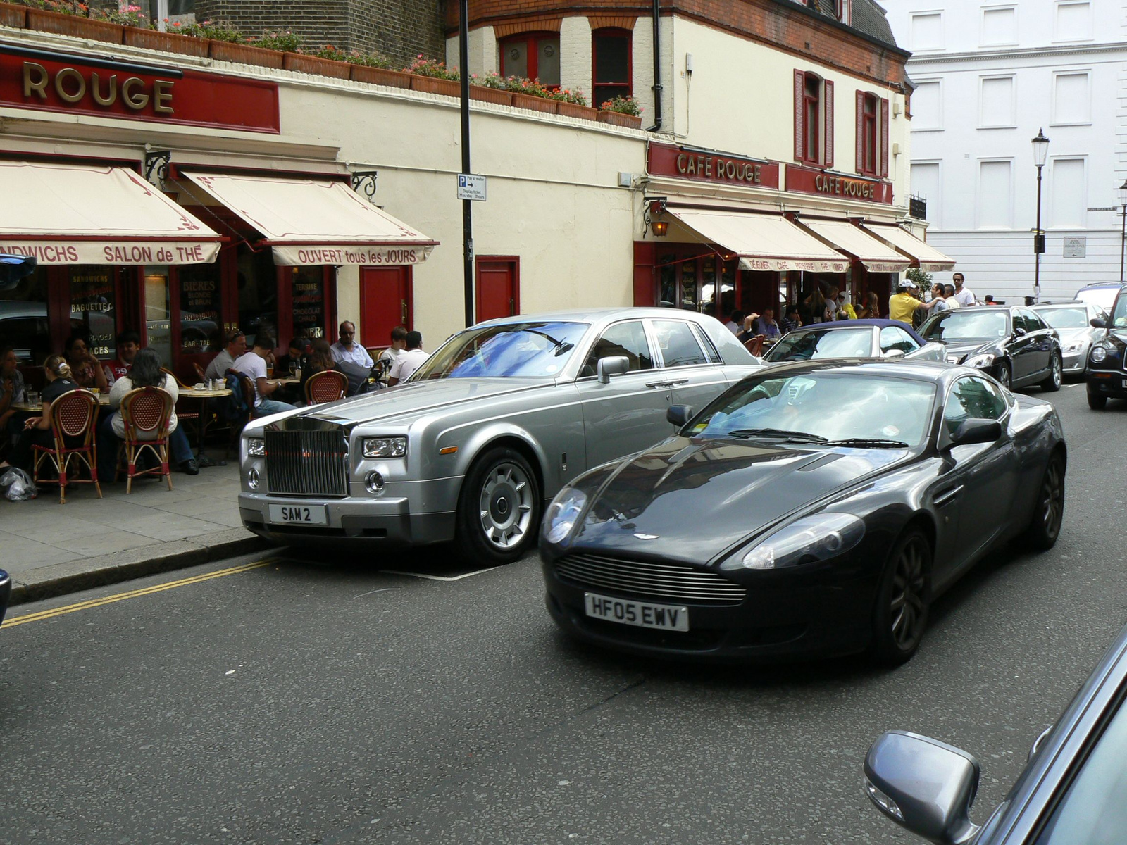 (3) Aston Martin DB9 & RR Phantom