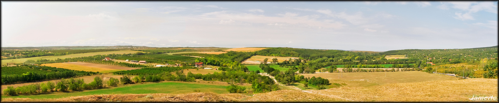 Sóskút panoráma