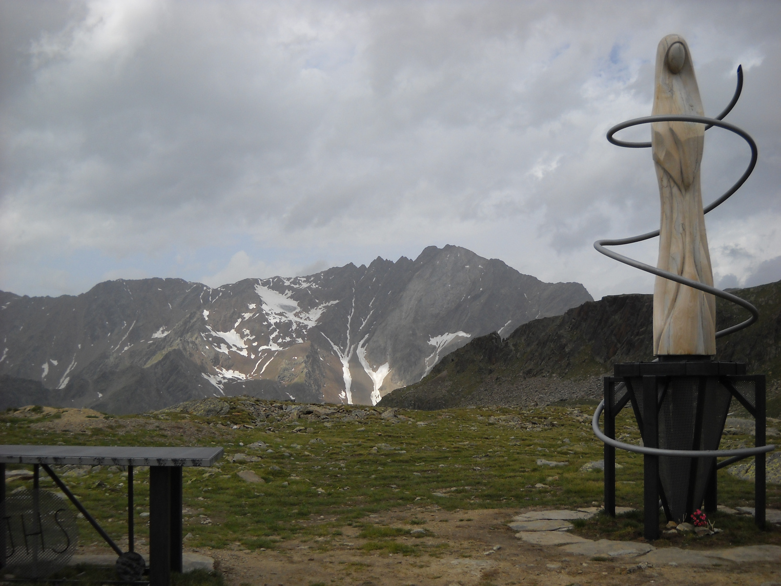 Gavia pass szobor