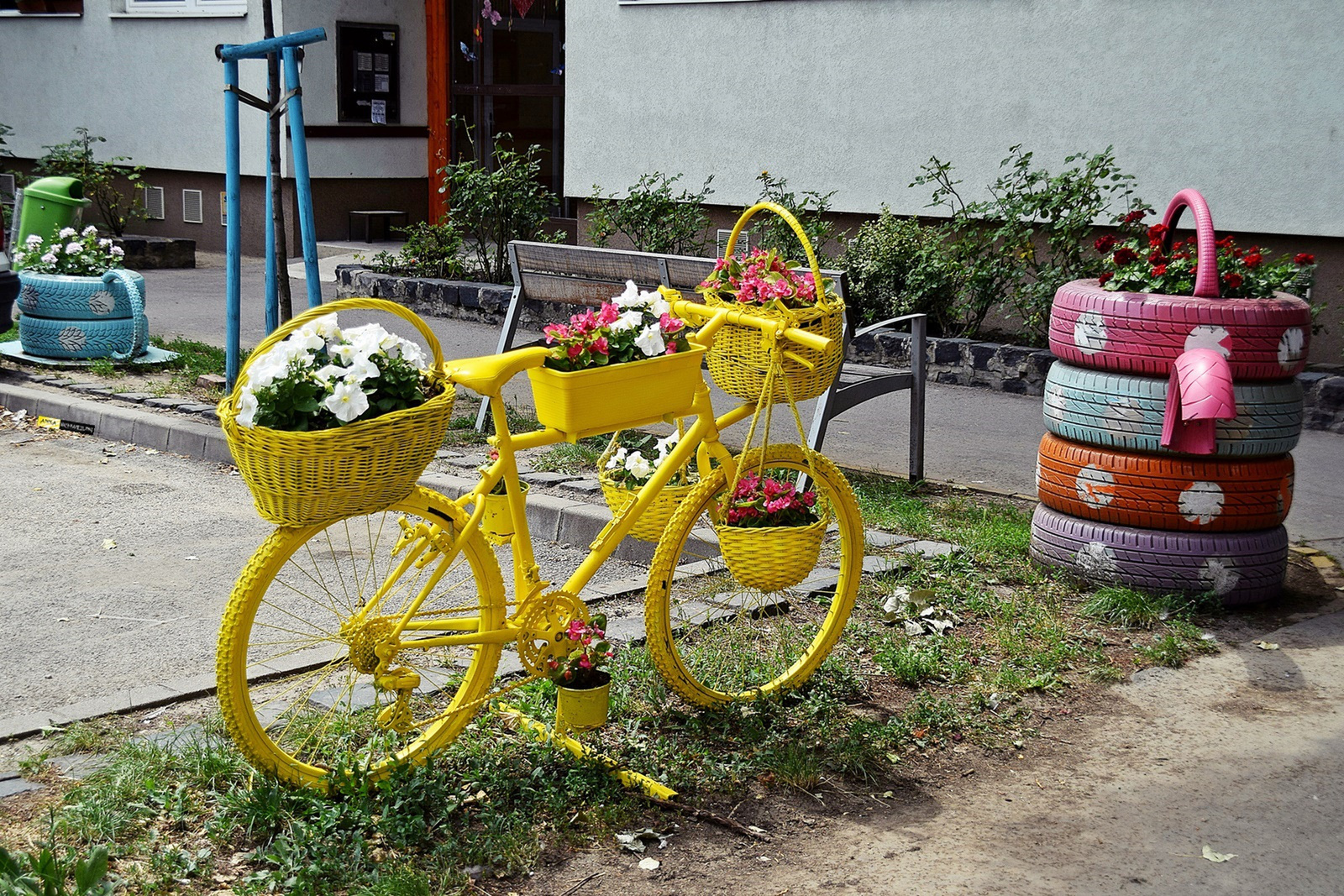 Virágzó kerékpár