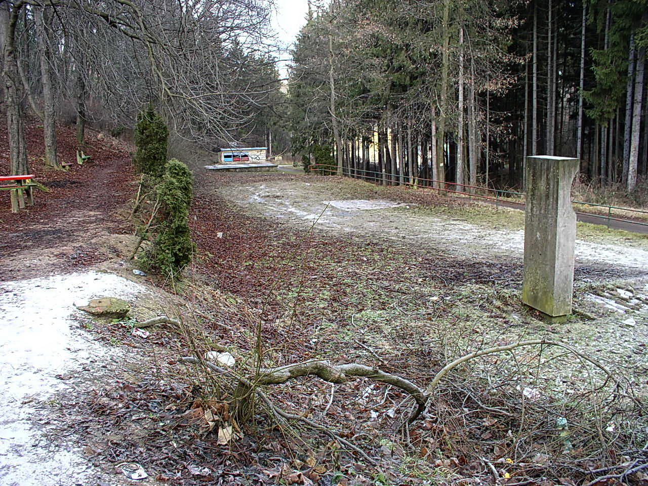 Salgótarjáni képek, a Dolinkában ott volt egy színpad is