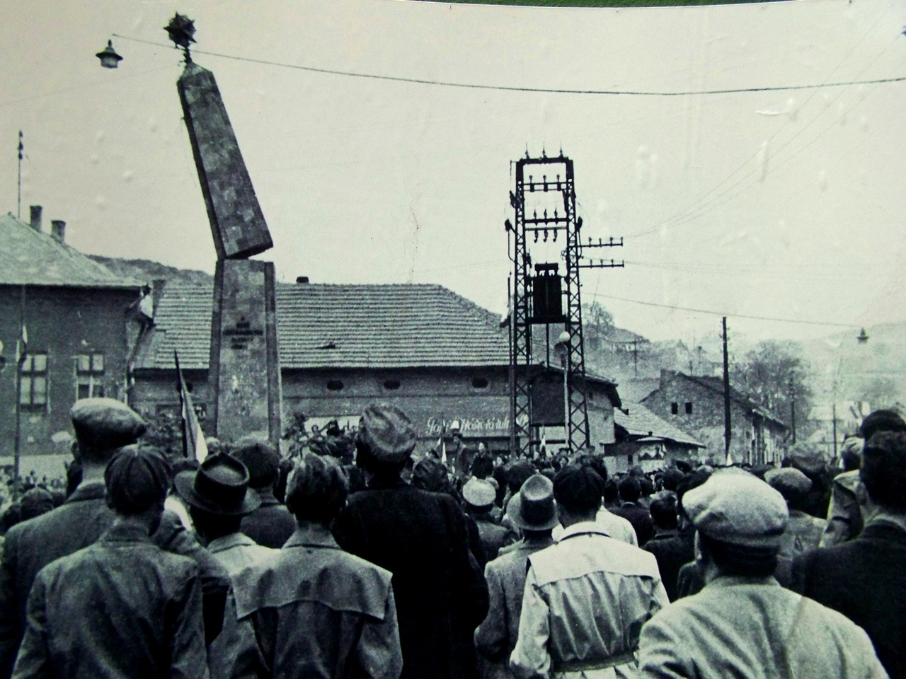 Salgótarján régen, 1956 Erzsébet tér