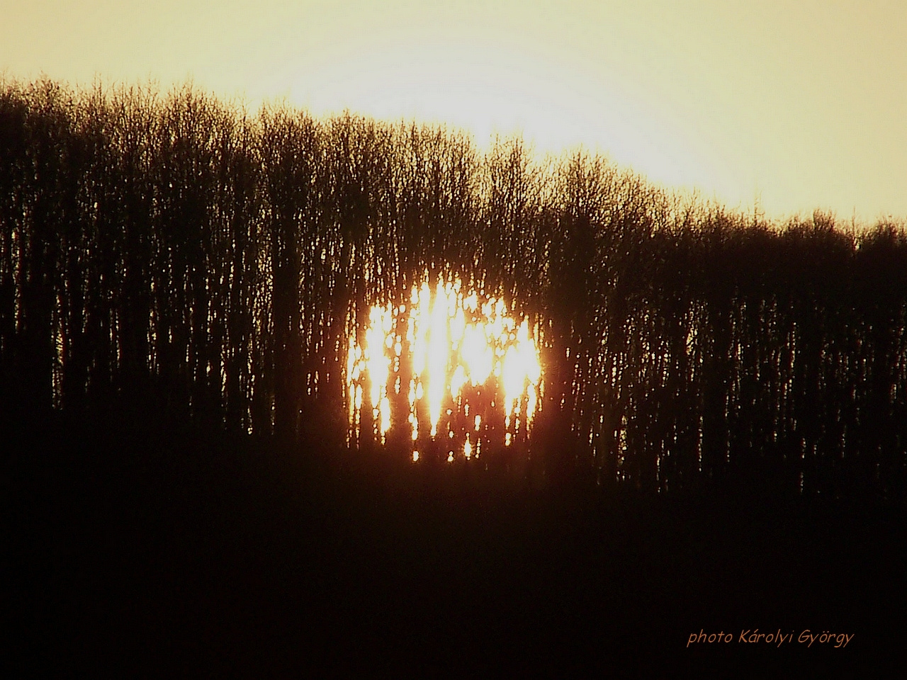 naplemente, lement a Nap