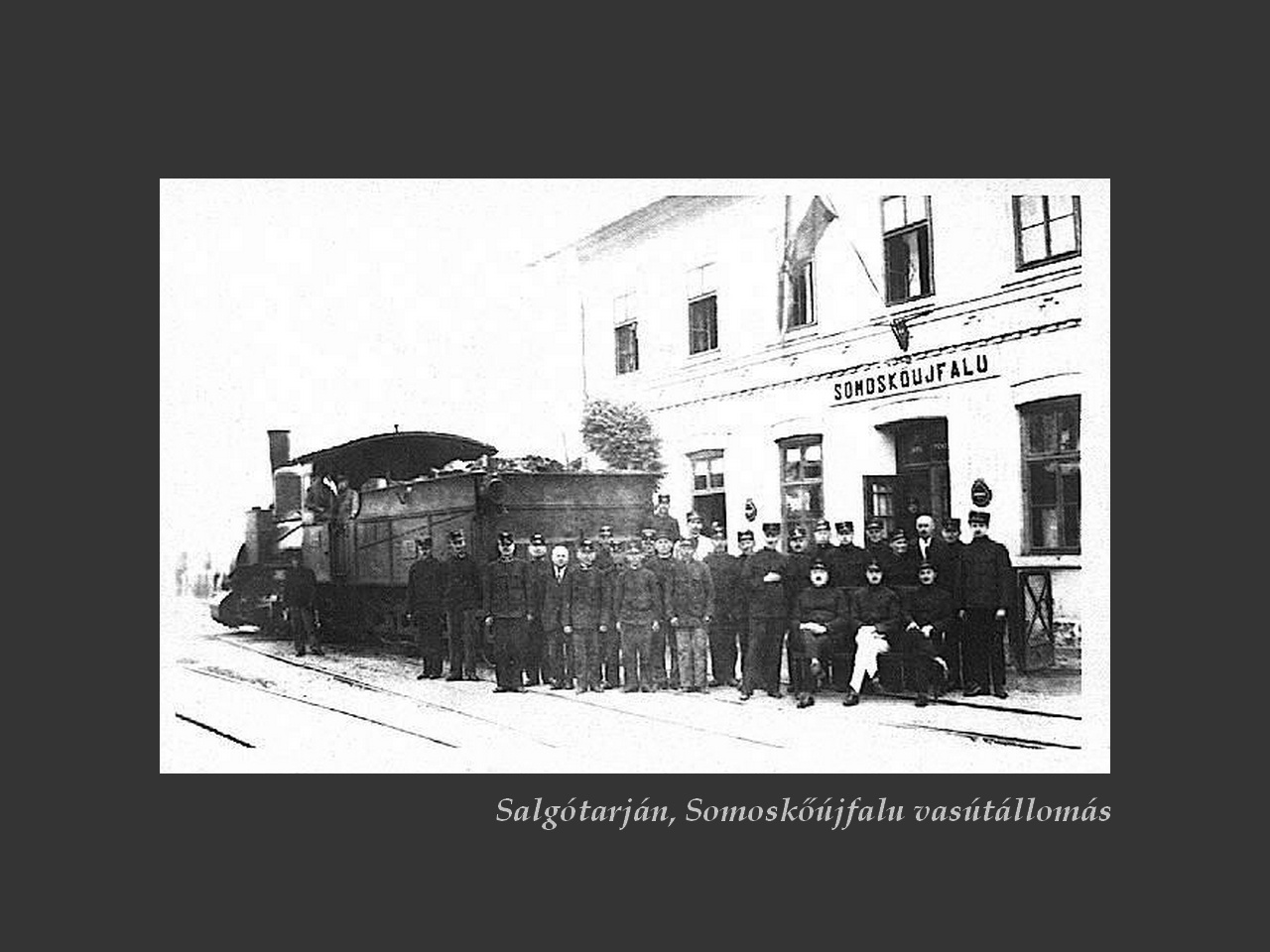 Salgótarján régen, Somoskőújfalu vasútállomás