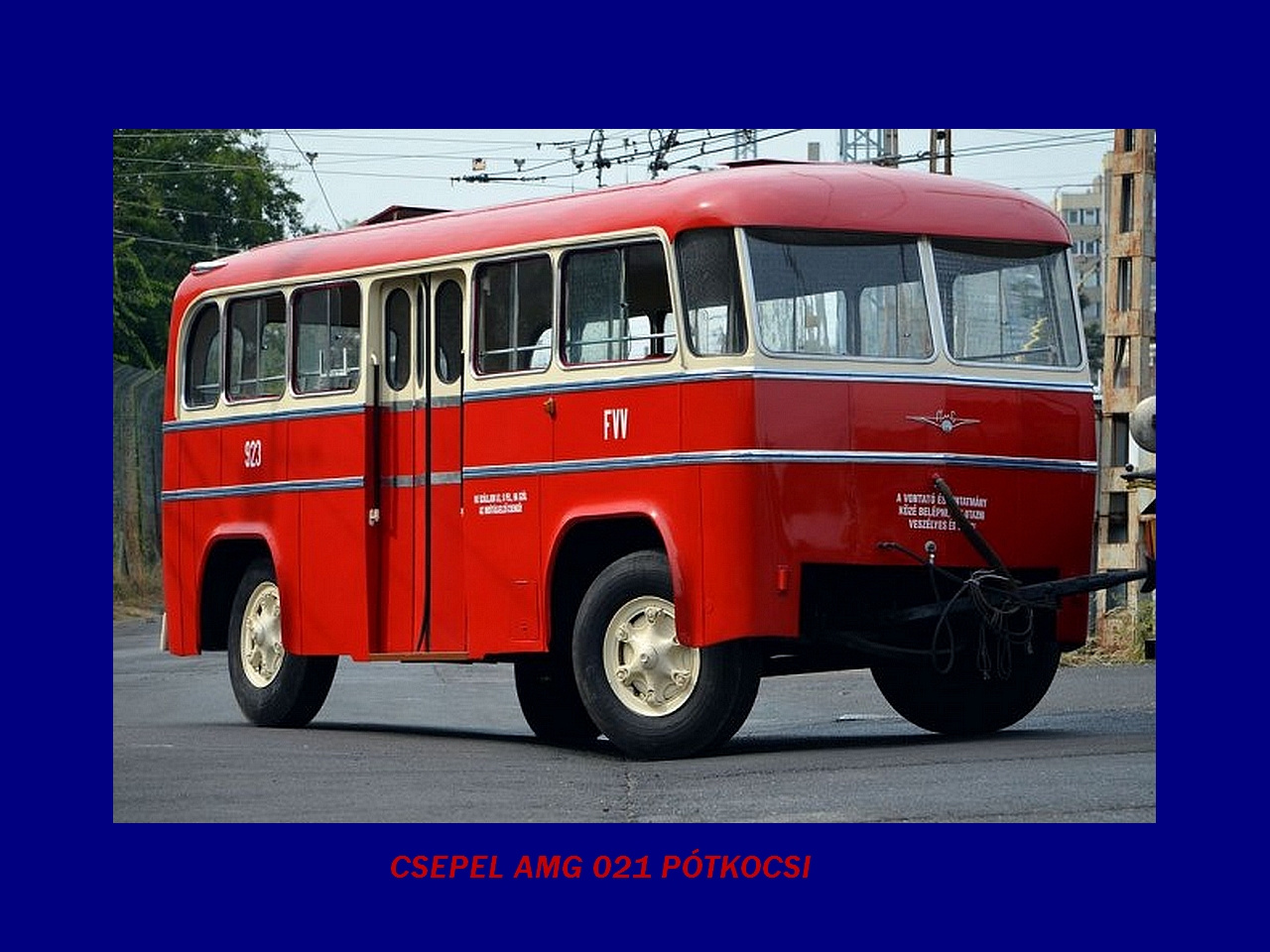 Magyar Busz, CSEPEL AMG 021 pótkocsi
