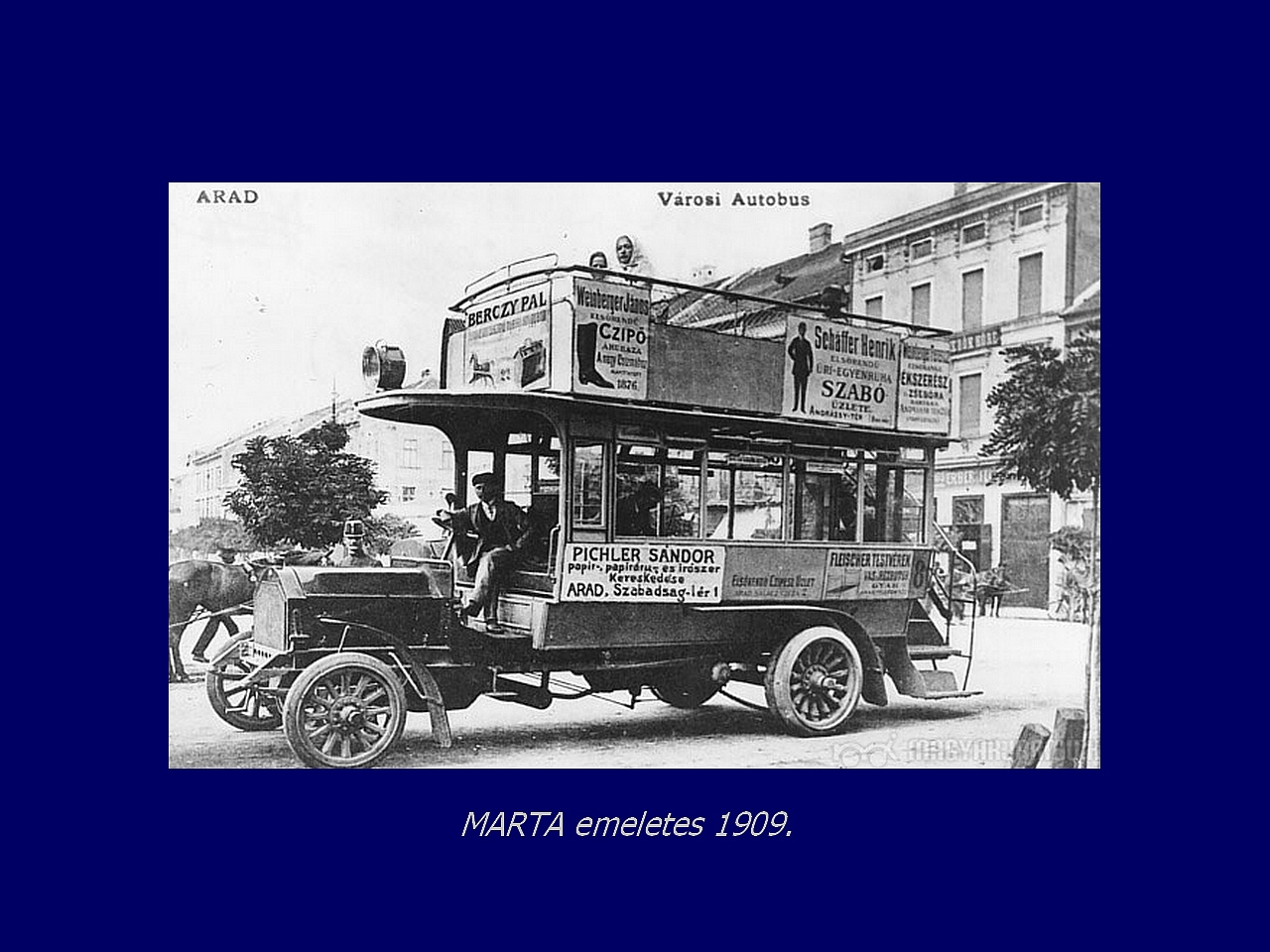 Magyar Busz, MARTA emeletes busz 1909.