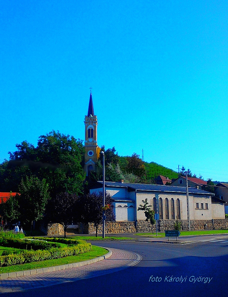 Salgótarjáni képek, templomos kép